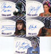 Farscape Through the Wormhole Autograph Card Lot 5 Cards - TvMovieCards.com