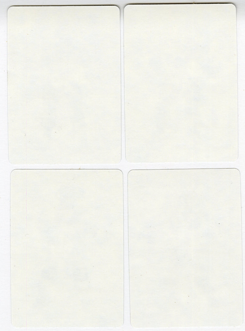 1991 Teenage Mutant Ninja Turtles TMNT Hologram Card Set of 4 Mirage Studios