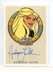 Xena & Hercules Animated Adventures Hudson Leick Callisto Autograph Card - TvMovieCards.com