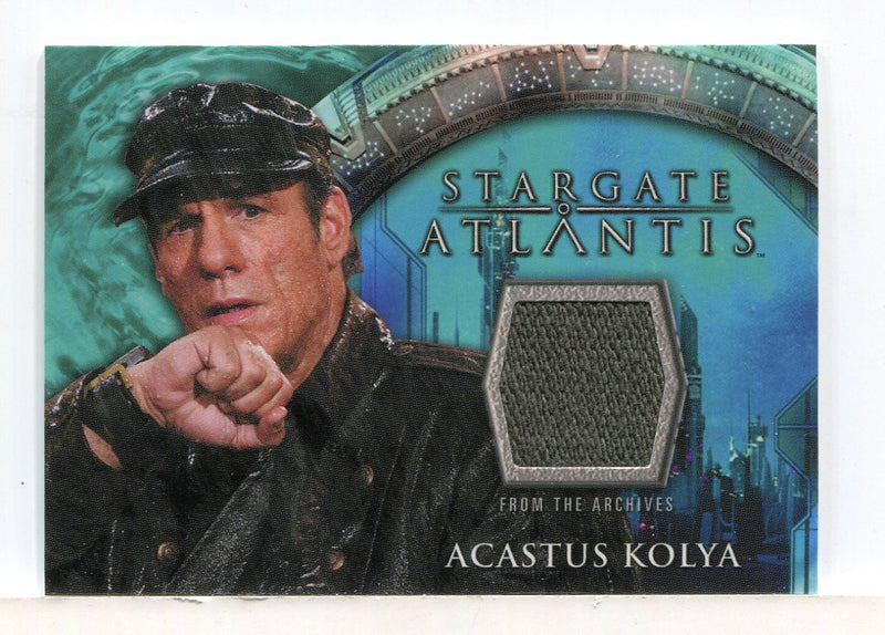 Stargate Atlantis Season One Acastas Kolya Costume Card - TvMovieCards.com
