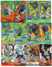 2003 Teenage Mutant Ninja Turtles Fleer 3-D Model Trading Card & Poster Puzzle Set - TvMovieCards.com