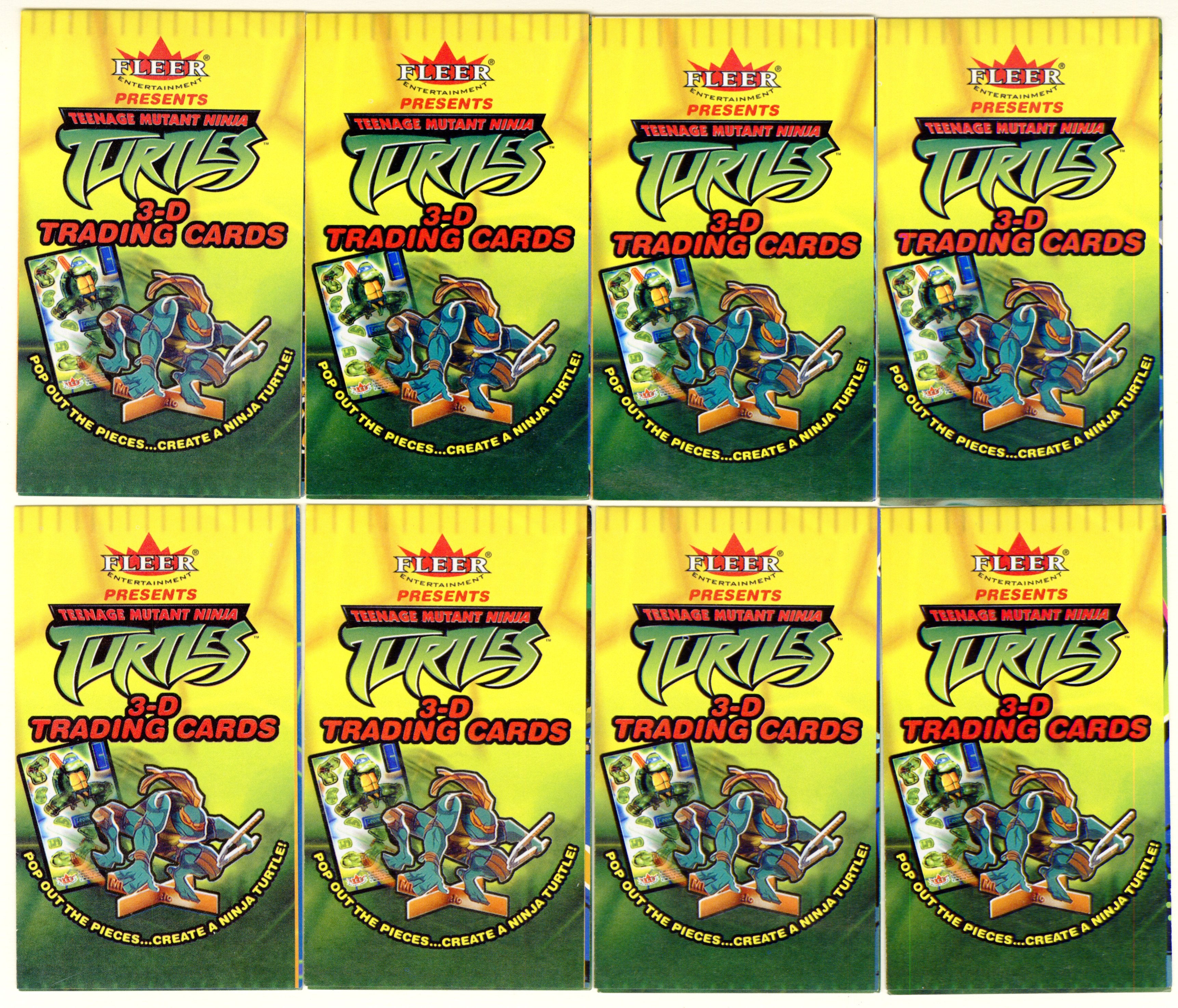 2003 Teenage Mutant Ninja Turtles Fleer 3-D Model Trading Card
