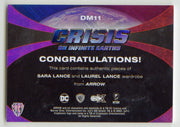 CZX Crisis on Infinite Earths DM11 Caity Lotz Katie Cassidy Dual Wardrobe Card - TvMovieCards.com