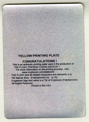 2016 Flash Season 1 Yellow Printing Plate Trading Card #13 Old and New Friends 1/1 - TvMovieCards.com