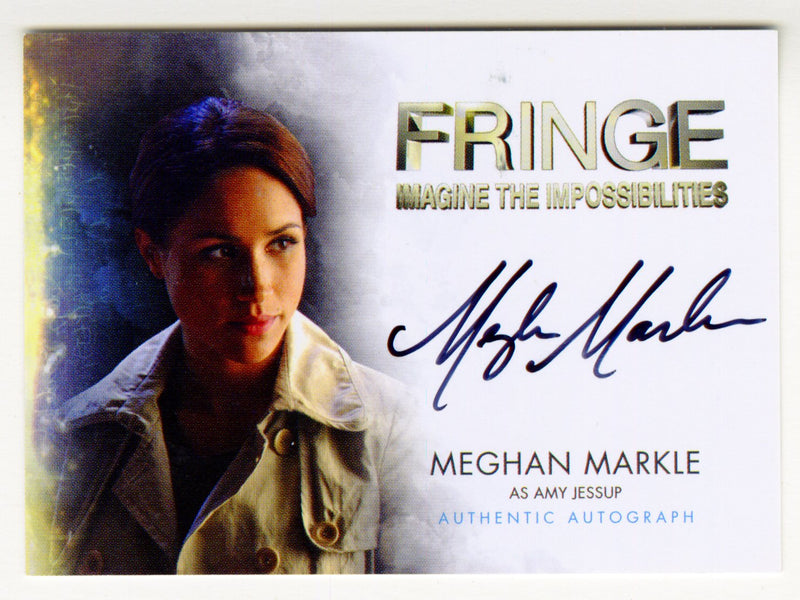 2012 Fringe Seasons 1 & 2 A16 Meghan Markle as Amy Jesup Autograph Card - TvMovieCards.com