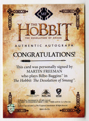 Hobbit Desolation of Smaug Martin Freeman as Bilbo Baggins Autograph Card MF - TvMovieCards.com