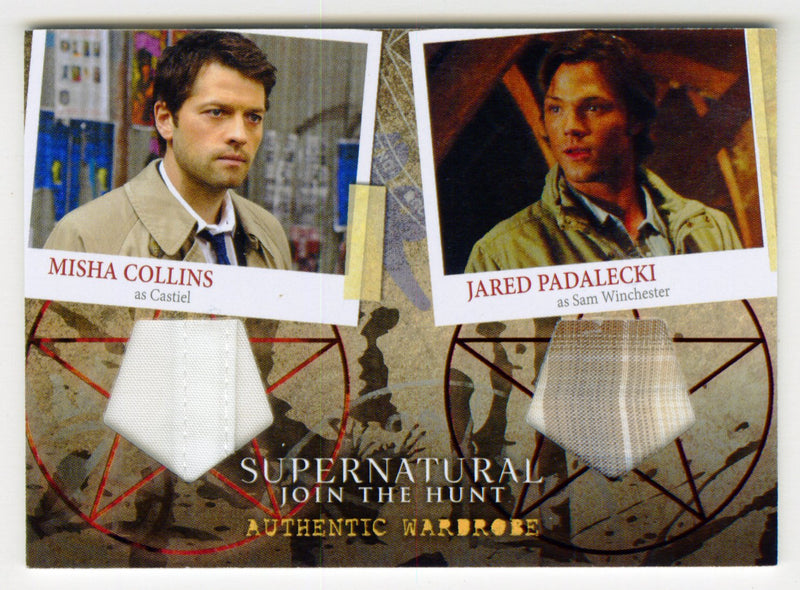 Supernatural Seasons 1-3 Castiel & Sam Dual Wardrobe Hot Topic Exclusive Card HT5 - TvMovieCards.com