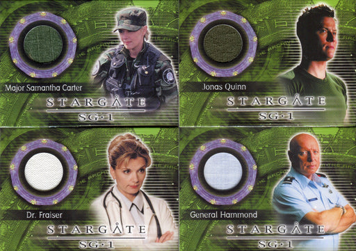 Stargate SG-1 Season Six Costume Card Set 4 Cards C17 thru C20 - TvMovieCards.com
