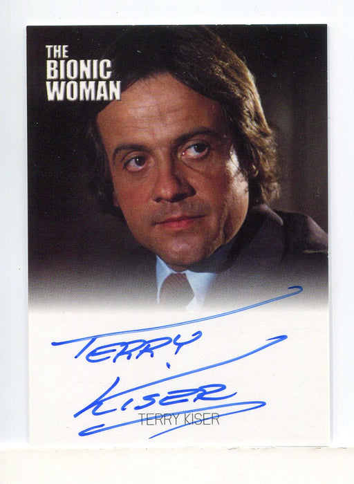 Bionic Collection The Bionic Woman Terry Kiser Autograph Card - TvMovieCards.com