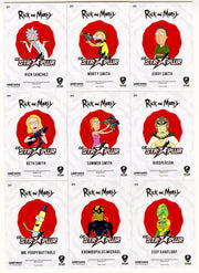 2019 Rick and Morty Season 2 CZ STR PWR Red Parallel Chase Card Set SP1 - SP9 - TvMovieCards.com