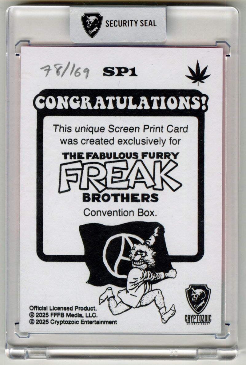 2025 Cryptozoic Fabulous Furry Freak Brothers SDCC Screen Print Card SP1 - TvMovieCards.com
