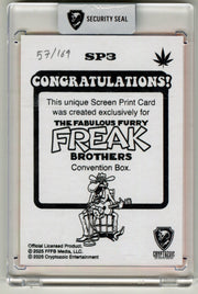 2025 Cryptozoic Fabulous Furry Freak Brothers SDCC Screen Print Card SP3 - TvMovieCards.com