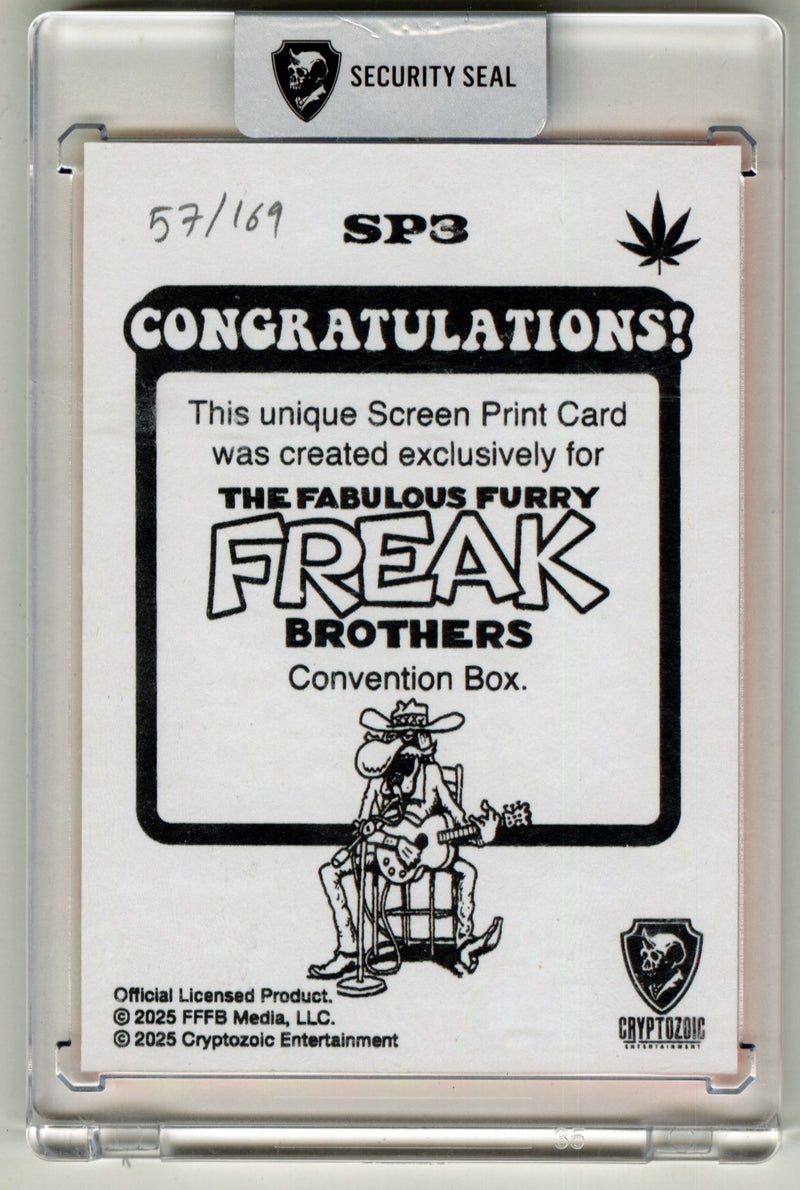 2025 Cryptozoic Fabulous Furry Freak Brothers SDCC Screen Print Card SP3 - TvMovieCards.com
