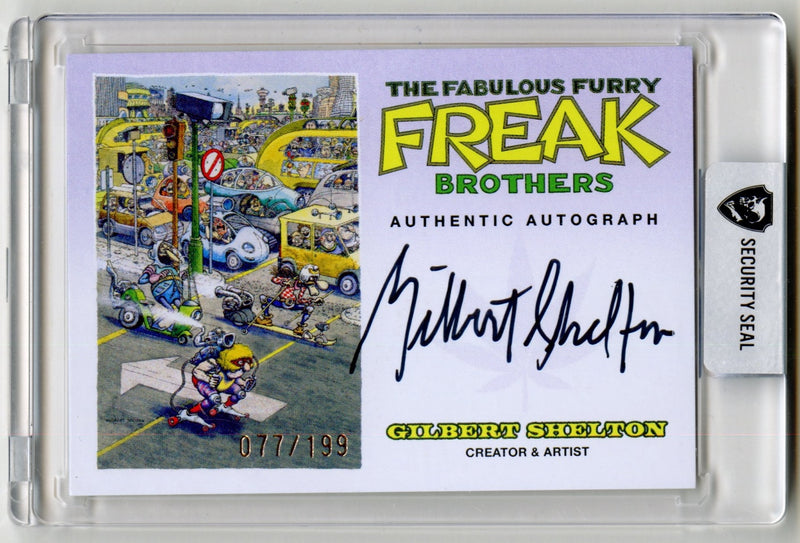 2025 Fabulous Furry Freak Brothers SDCC Gilbert Shelton Autograph Card GS1 - TvMovieCards.com