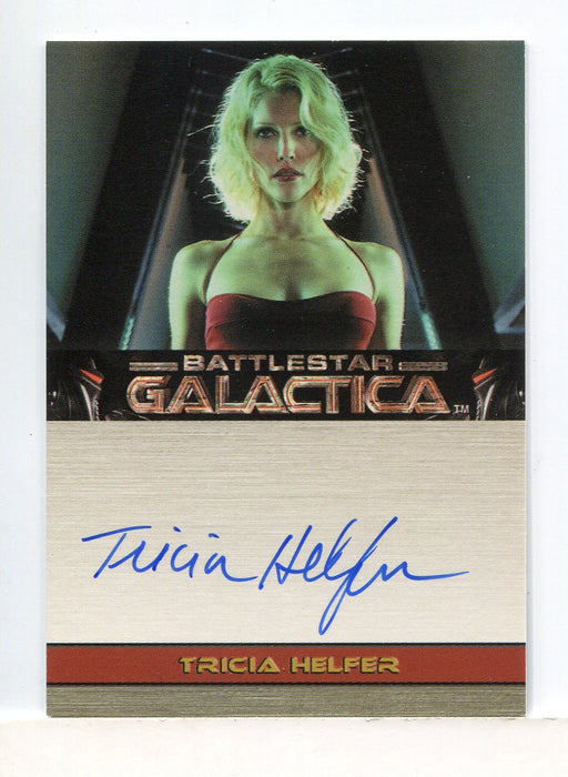 Battlestar Galactica Premiere Edition Tricia Helfer Autograph Card - TvMovieCards.com