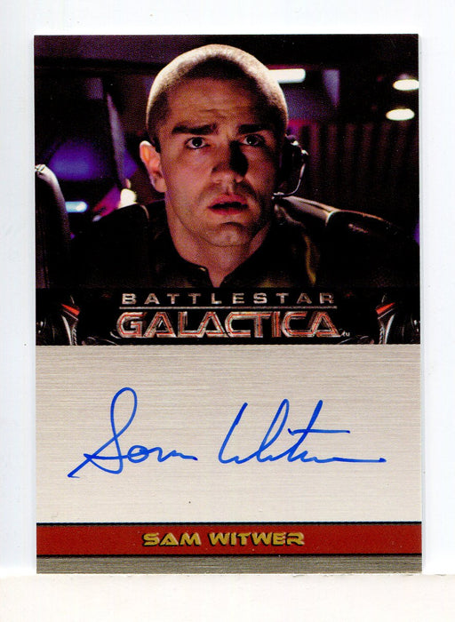 Battlestar Galactica Season One Sam Witwer Autograph Card - TvMovieCards.com