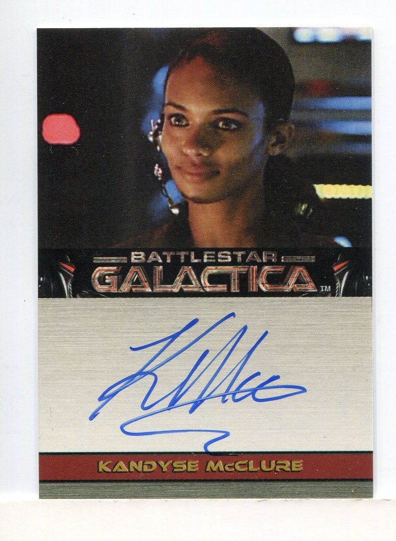 Battlestar Galactica Season One Kandyse McClure Autograph Card - TvMovieCards.com