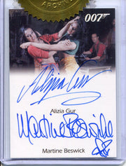 James Bond Archives Spectre Alizia Gur & Martine Beswick Dual Autograph Card - TvMovieCards.com