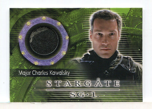 Stargate SG-1 Season Eight Major Charles Kawalsky Costume Card C32 - TvMovieCards.com
