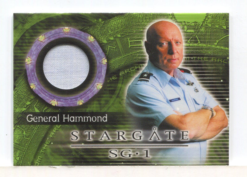 Stargate SG-1 Season Six General Hammond Costume Card C20 - TvMovieCards.com