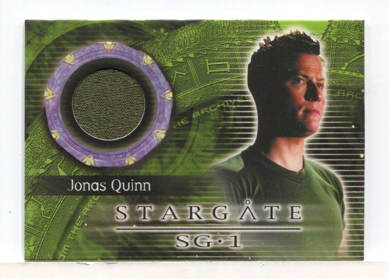 Stargate SG-1 Season Six Jonas Quinn Costume Card C18 - TvMovieCards.com