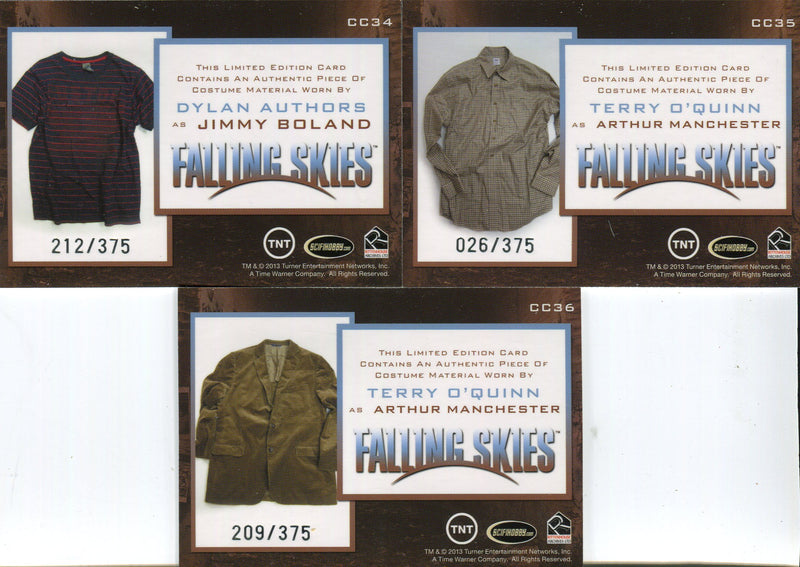 Falling Skies Season 2 Premium Pack Costume Card Set 19 Cards - TvMovieCards.com