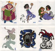 Hunchback of Notre Dame Disney Movie Tattoos Chase Card Set 6 Tattoos - TvMovieCards.com