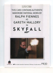 James Bond Archives Spectre Gareth Mallory Relic Costume Card PR20 #135/200 - TvMovieCards.com