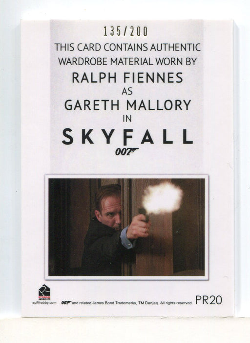 James Bond Archives Spectre Gareth Mallory Relic Costume Card PR20 #135/200 - TvMovieCards.com
