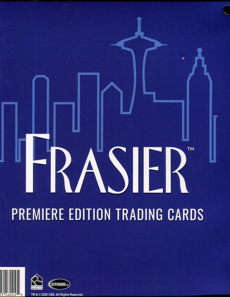 Frasier TV Show Premiere Edition Trading Card Album with P3 Promo Card - TvMovieCards.com