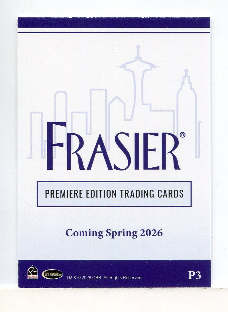 Frasier TV Show Premiere Edition Trading Card Album with P3 Promo Card - TvMovieCards.com