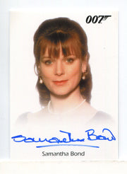 James Bond Archives 2015 Edition Samantha Bond Autograph Card - TvMovieCards.com