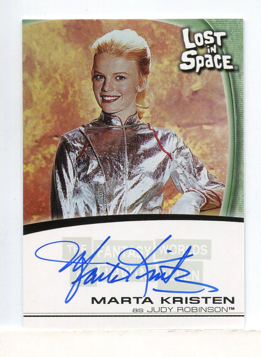 Fantasy Worlds of Irwin Allen Lost in Space Marta Kristen Autograph Card A7 - TvMovieCards.com