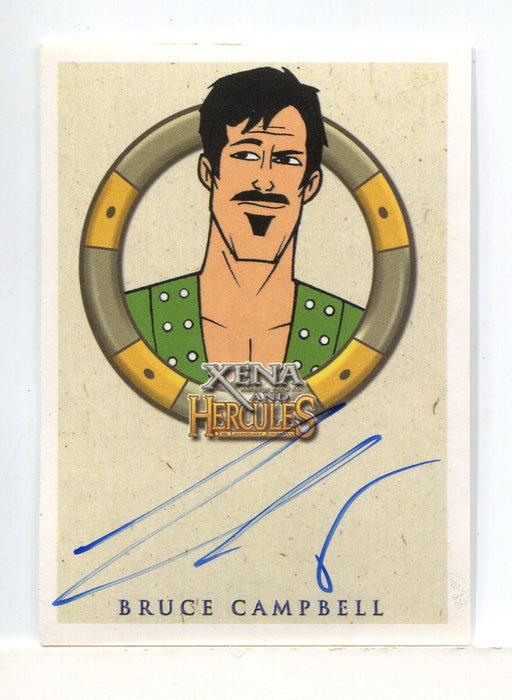 Xena & Hercules Animated Adventures Bruce Campbell Autolycus Autograph Card - TvMovieCards.com