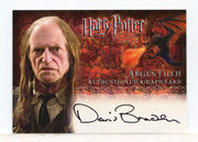 Harry Potter Memorable Moments David Bradley as Argus Filch Autograph Card - TvMovieCards.com