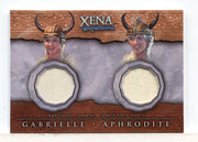 Xena Beauty and Brawn Gabrielle and Aphrodite Double Costume Card DC6 - TvMovieCards.com