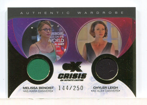 CZX Crisis Infinite Earth DM07 Melissa Benoist Chyler Leigh Dual Wardrobe Card - TvMovieCards.com
