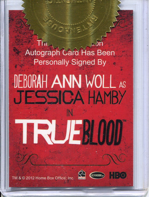 True Blood Archives Dealer Incentive Deborah Ann Woll Autograph Card - TvMovieCards.com