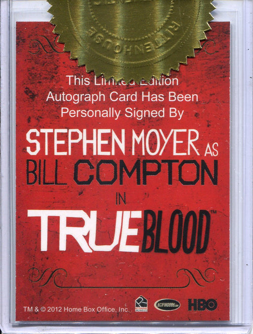 True Blood Season 6 Dealer Incentive Stephen Moyer Autograph Card - TvMovieCards.com