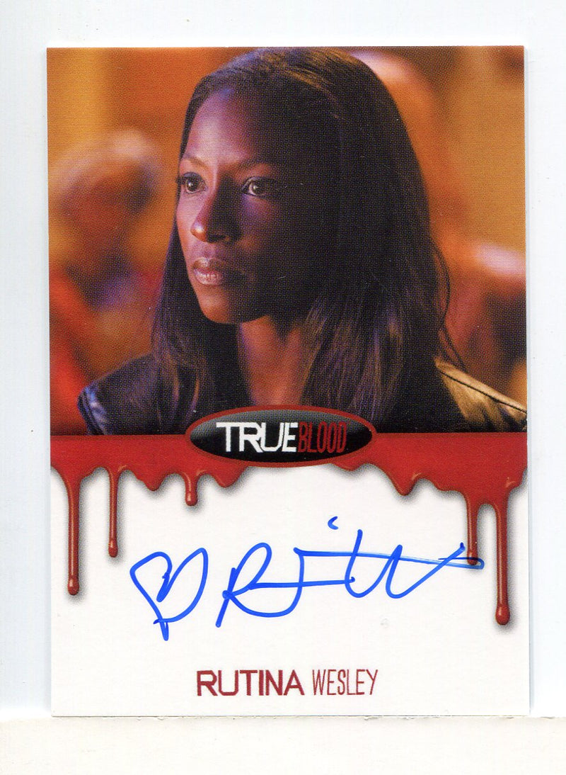 True Blood Season 6 Rutina Wesley as Tara Thornton Autograph Card - TvMovieCards.com