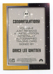 Star Trek Original Series 2 TOS Grace Lee Whitney as Janice Rand A5 Skybox 1997 - TvMovieCards.com