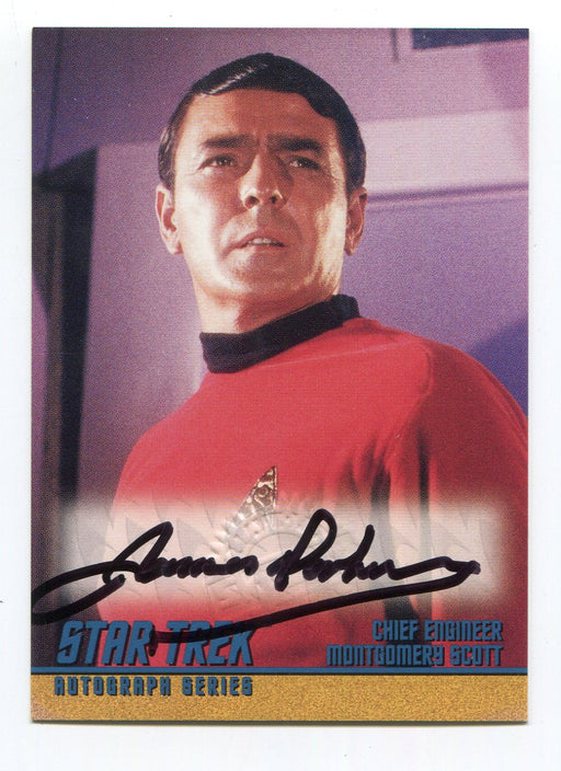 Star Trek Original Series 2 TOS James Doohan as Montgomery Scott A2 Skybox 1997 - TvMovieCards.com