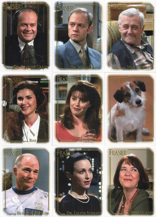 Frasier TV Show Premiere Edition Character Cards Chase Card Set C1 - C18 - TvMovieCards.com