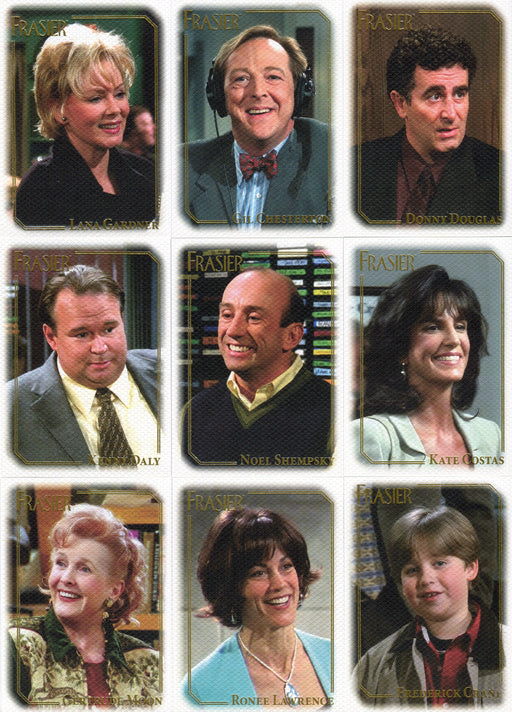 Frasier TV Show Premiere Edition Character Cards Chase Card Set C1 - C18 - TvMovieCards.com