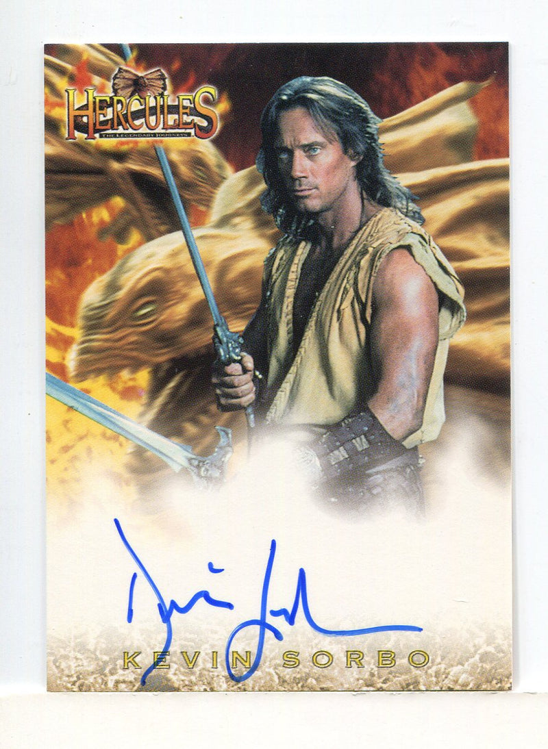 Hercules Complete Journeys Kevin Sorbo Hercules Expansion Autograph Card HXA1 - TvMovieCards.com