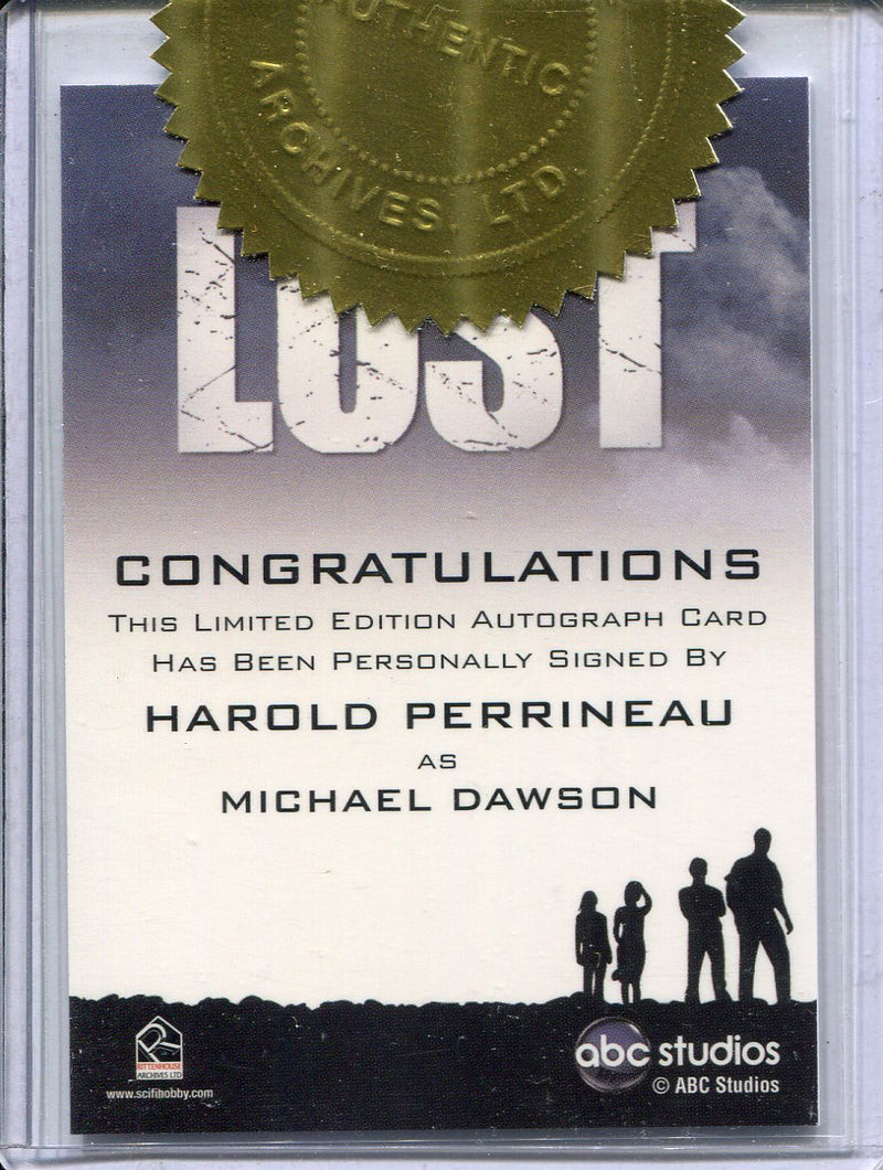 Lost Seasons 1-5 Harold Perrineau as Michael Dawson Incentive Autograph Card - TvMovieCards.com