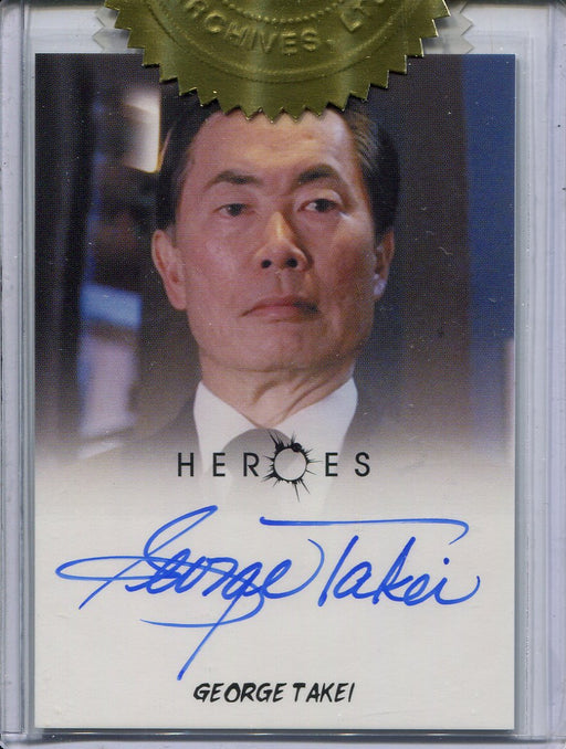 Heroes Archives George Takei as Kaito Nakamura Dealer Incentive Autograph Card - TvMovieCards.com