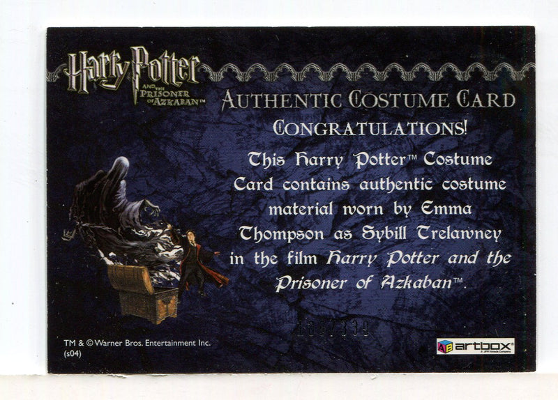 Harry Potter Prisoner Azkaban Update Sybil's Top Costume Card HP #108/330 - TvMovieCards.com