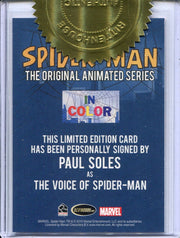 Spider-Man Original Animated Series Paul Soles Autograph Card & Lenticular Set - TvMovieCards.com