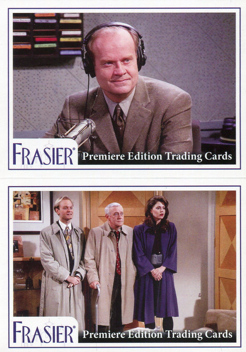 Frasier TV Show Premiere Edition Promo Card Set P1 and P2 - TvMovieCards.com